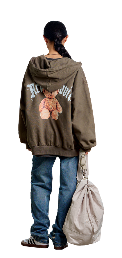 gold-chain-bear-doll-hoodie-zip-up-cocoa