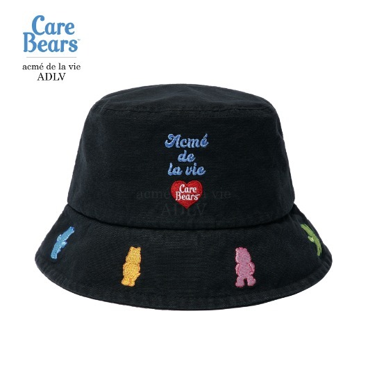 [Care bears X 아크메드라비] COLORFUL CARE BEARS BUCKET HAT BLACK,아크메드라비 acmedelavie,아크메드라비
